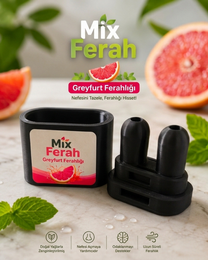 Mix Ferah Aromalı Burun Nefes Açıcı Mango İnhaler Sigara Bırakan, Sınava Çalışan, Spor Yapanların Tercihi