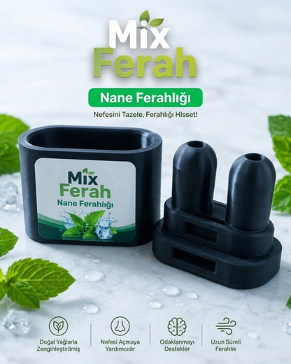 Mix Ferah Aromalı Burun Nefes Açıcı Mango İnhaler Sigara Bırakan, Sınava Çalışan, Spor Yapanların Tercihi