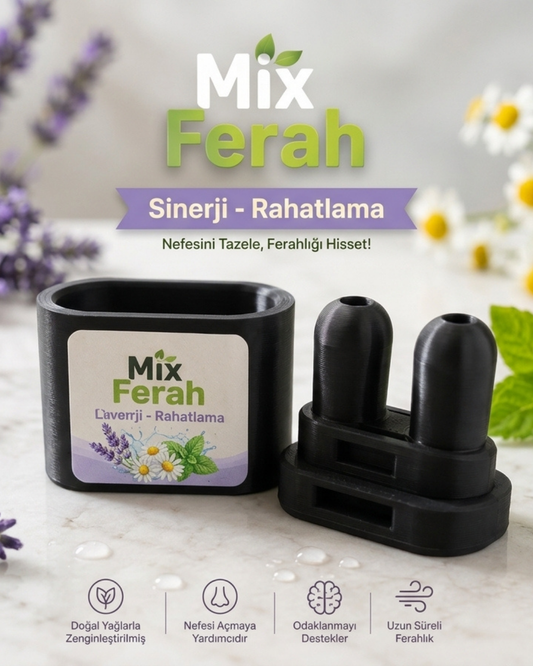 Mix Ferah Aromalı Burun Nefes Açıcı Mango İnhaler Sigara Bırakan, Sınava Çalışan, Spor Yapanların Tercihi