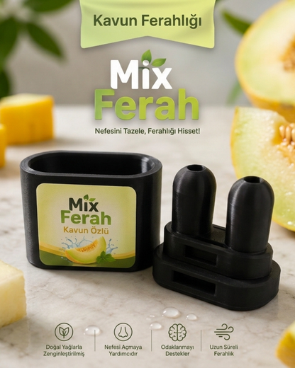 Mix Ferah Aromalı Burun Nefes Açıcı Mango İnhaler Sigara Bırakan, Sınava Çalışan, Spor Yapanların Tercihi