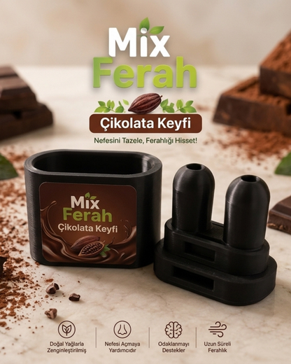 Mix Ferah Aromalı Burun Nefes Açıcı Mango İnhaler Sigara Bırakan, Sınava Çalışan, Spor Yapanların Tercihi