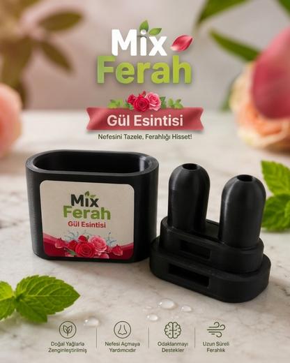 Mix Ferah Aromalı Burun Nefes Açıcı Mango İnhaler Sigara Bırakan, Sınava Çalışan, Spor Yapanların Tercihi