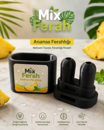 Mix Ferah Aromalı Burun Nefes Açıcı Mango İnhaler Sigara Bırakan, Sınava Çalışan, Spor Yapanların Tercihi